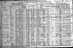1910 US Census - Household of Otto DeVries