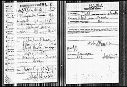 WWI Draft Registration Card of Adolph J. Koch